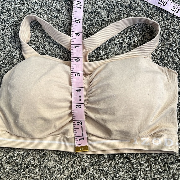 Womens IZOD lightly padded tan racerback bra size large - Picture 9 of 11